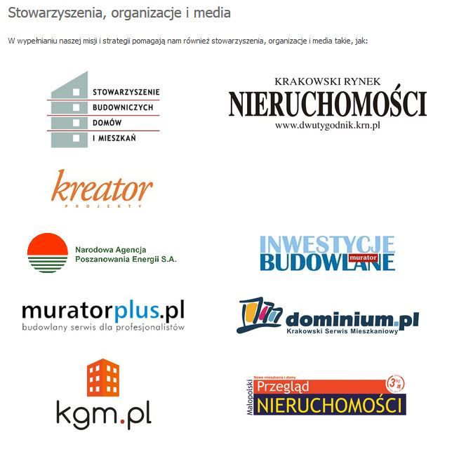 współpraca stowarzyszenia organizacje media centrum budowlane attic