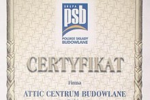 certyfikat polskie składy budowlane attic centrum budowlane