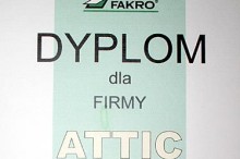 dyplom największa sprzedaż fakro centrum budowlane attic