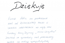 podziękowanie pomoc danuta bujak centrum budowlane attic 