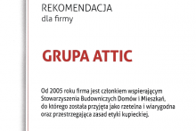 rekomendacja stowarzyszenia budowniczych domów i mieszkań attic