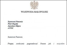 gratulacje przedsiębiorstwo fair play wojewoda małopolski attic składy budowlane