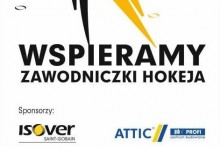 wspieramy zawodniczki hokeja KS Cracovia isover składy budowlane attic